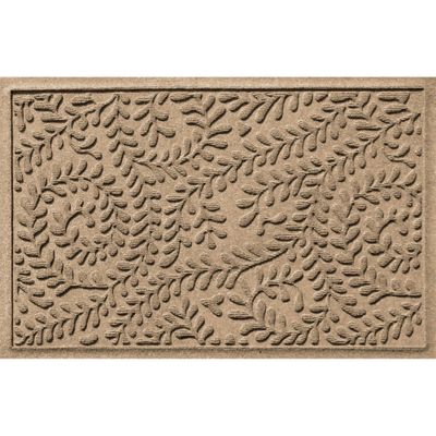 Bungalow Flooring 2x3 WaterHog Boxwood Indoor/Outdoor Doormat Camel