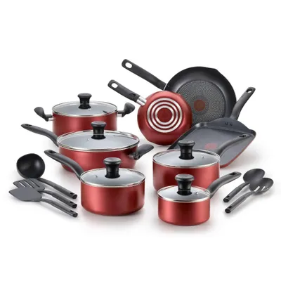 T-Fal 10pc Platinum Hard Anodized Cookware Set