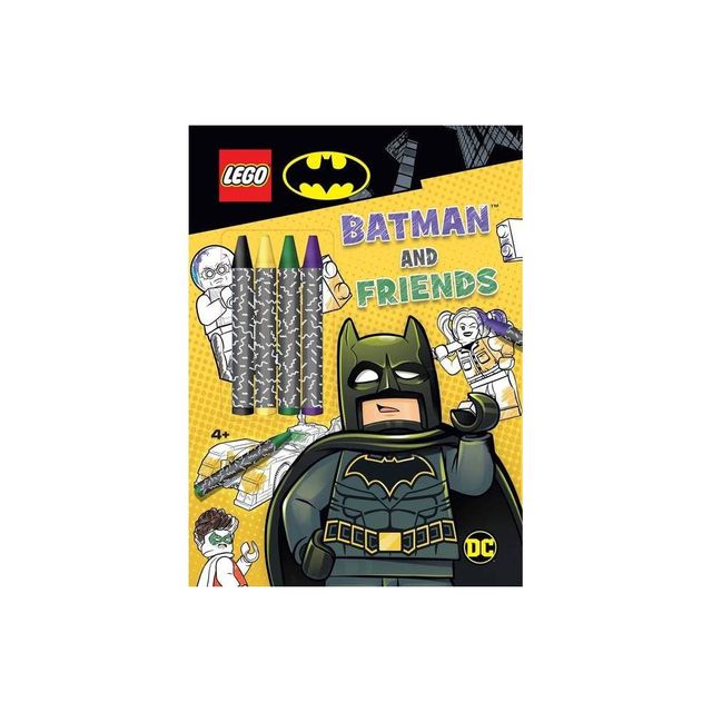 Lego Batman: Batman and Friends - (Coloring & Activity with Crayons) by Ameet  Publishing (Paperback)