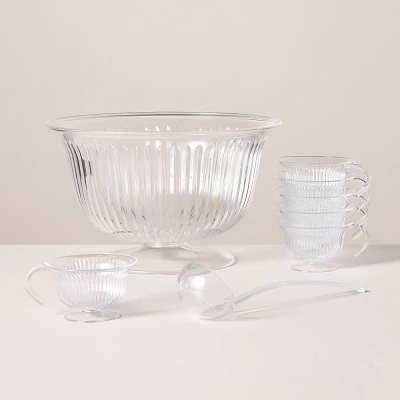 8pc Punch Bowl with Cups and Ladle - Hearth & Hand with Magnolia