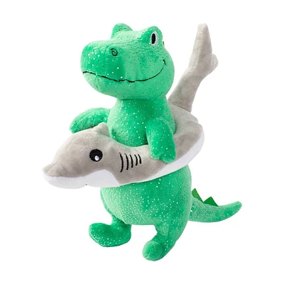 PetShop by Fringe Studio Shark Week Rex Dog Plush Toy - Green