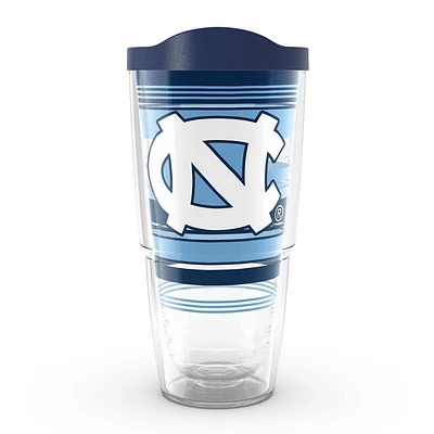 NCAA North Carolina Tar Heels 24oz Hype Stripes Classic Tumbler