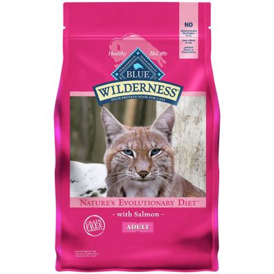 Blue Buffalo Wilderness High Protein Natural Adult Dry Cat Food with Salmon - s