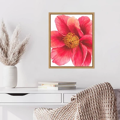 Amanti Art Tree Peony II by Grace Popp Framed Canvas Wall Art Print