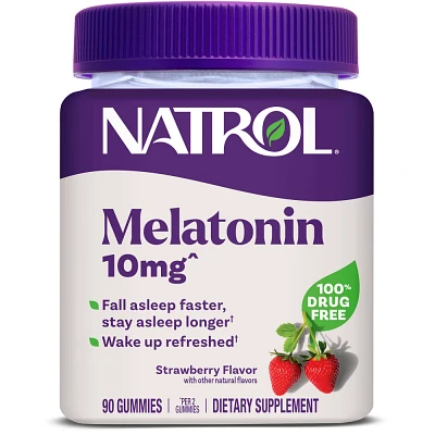 Natrol Melatonin 10mg Sleep Aid Gummies - Strawberry