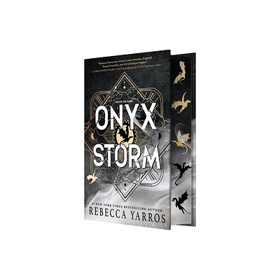 Onyx Storm (Deluxe Limited Edition) - by Rebecca Yarros (Hardcover)