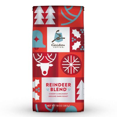 Caribou Coffee Reindeer Dark Roast Ground Coffee - 10oz