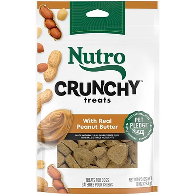 Nutro Crunchy Dog Treats with Peanut Butter - 10oz