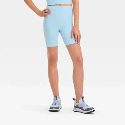 Girls Seamless Bike Shorts