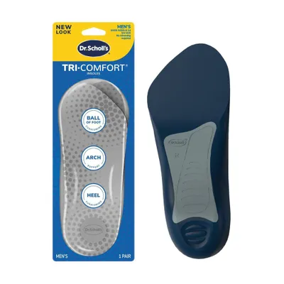 Dr. Scholls Comfort Tri-Comfort Insoles for Men - Size (8-12)