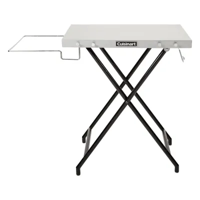 Cuisinart Fold N Go Prep and Grill Table: Portable Outdoor Serving Cart, Steel Frame, 1-Year Warranty