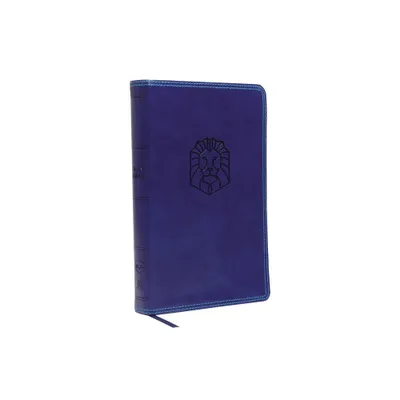 Nkjv, Holy Bible for Kids, Leathersoft, Blue, Comfort Print - by Thomas Nelson (Leather Bound)