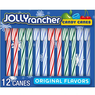 JOLLY RANCHER Fruit Flavored Candy Cane Christmas Box - 5.28oz/12ct