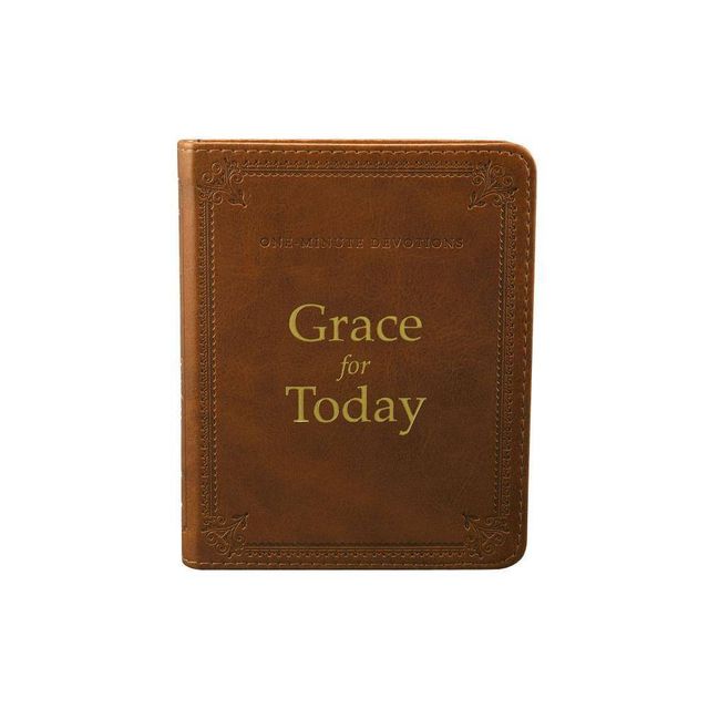 One Minute Devotions Grace for Today - (Leather Bound)