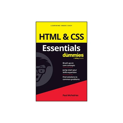 HTML & CSS Essentials for Dummies - by Paul McFedries (Paperback)