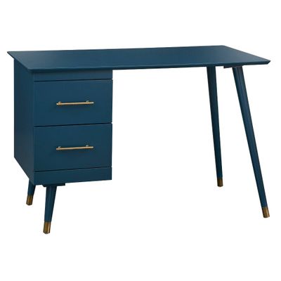 Leon Mid-Century Desk  - angelo:HOME: MDF Construction, Home Office Furniture with Storage