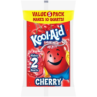 Kool-Aid Cherry Unsweetened Soft Drink Mix - 5pk/0.13oz