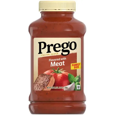 Prego Pasta Sauce Italian Tomato Sauce with Meat