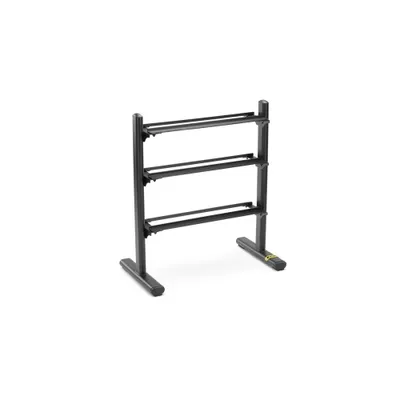 ZIVA 3 Tier Tribell & Hexagon Storage Rack - Black