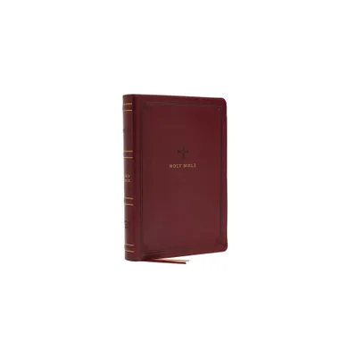 Nrsv, Catholic Bible, Standard Large Print, Leathersoft, Red, Comfort Print - by Catholic Bible Press (Leather Bound)