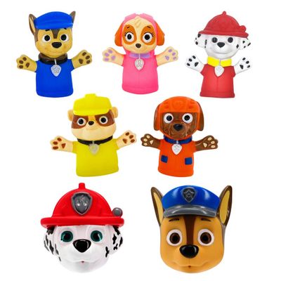 PAW Patrol Finger Puppet and Bath Squirter - 7pc