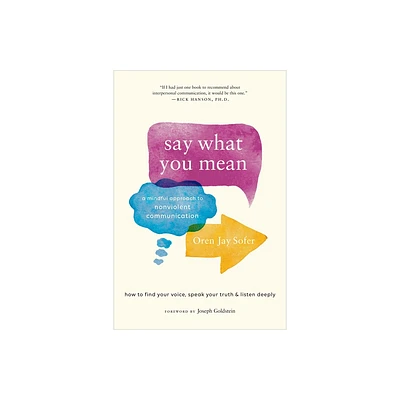 Say What You Mean - by Oren Jay Sofer (Paperback)