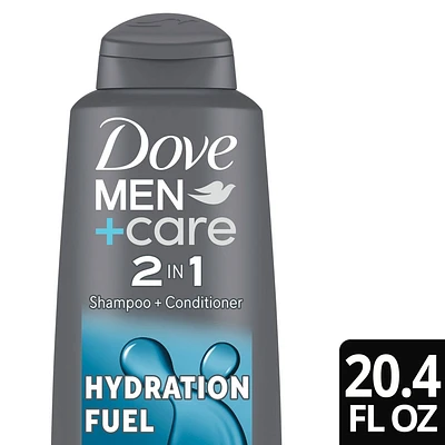 Dove Men+Care 2-in-1 Hydration Fuel Shampoo and Conditioner - 20.4 fl oz