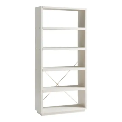 70.75 Easthill Modern 5 Open Shelf Bookcase  - miBasics: Fixed Shelves, Contemporary Design