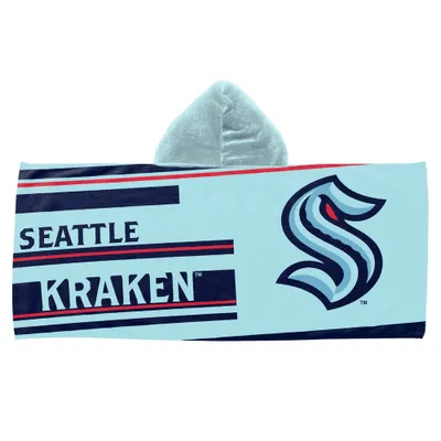 22x51 NHL Seattle Kraken Youth Hooded Beach Towel