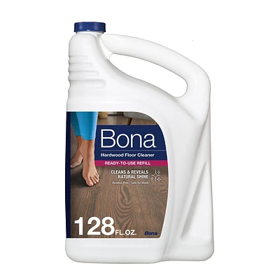 Bona Cleaning Products Mop Refill Wood Surface Multi Purpose Floor Cleaner - 128oz