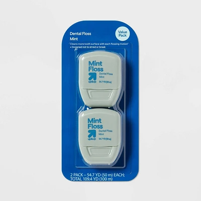 Dental Floss - Mint - 2pk - up&up