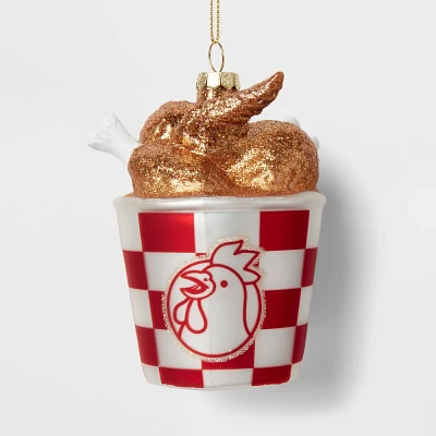 Glass Fried Chicken Christmas Tree Ornament - Wondershop: Indoor Decoration