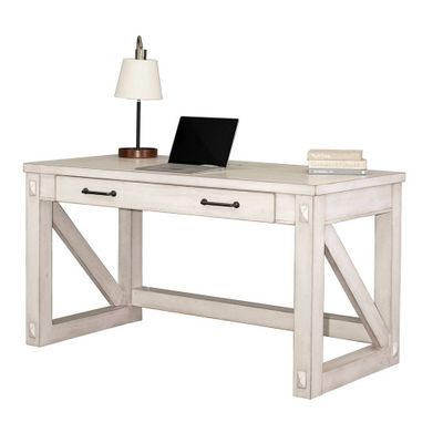 Martin Furniture Avondale Writing Desk : Stained Wood Finish, Metal Hardware, 58 Office Desk