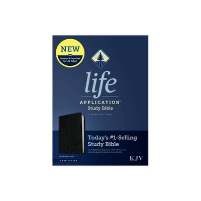 KJV Life Application Study Bible, Third Edition (Bonded Leather, Black, Red Letter) - (Leather Bound)