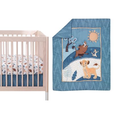 Disney Baby Lambs & Ivy Lion King Adventure Baby Crib Bedding Set - 3pc