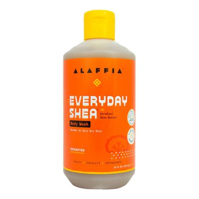 Alaffia EveryDay Shea Body Wash - Unscented - 16 fl oz