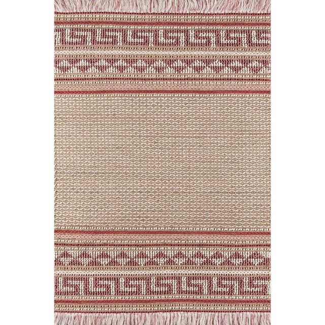 Momeni Esme Thread Striped Handwoven Area Rug Pink