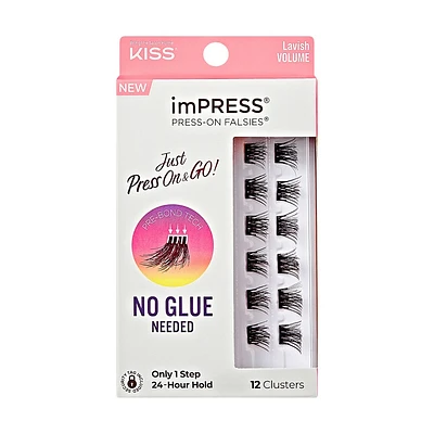 KISS Products imPRESS Press-On False Eyelashes - No. 08 - 6pr