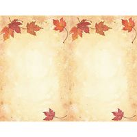 25ct 50 Invitations Fall Leaves