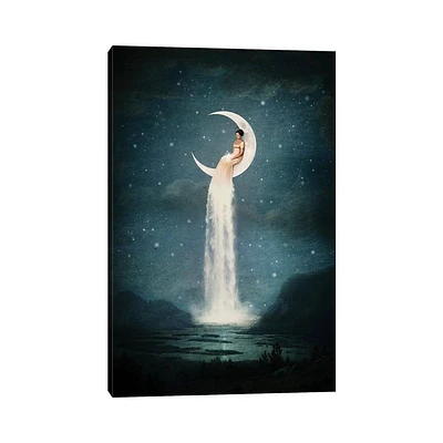 iCanvas 26x18x1.5 Moonriver Lady by Paula Belle Flores Unframed Wall Canvas : Gallery Wrap, Fade-Resistant