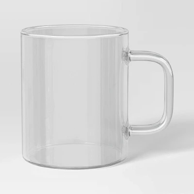 14oz Borosilicate Glass Mug