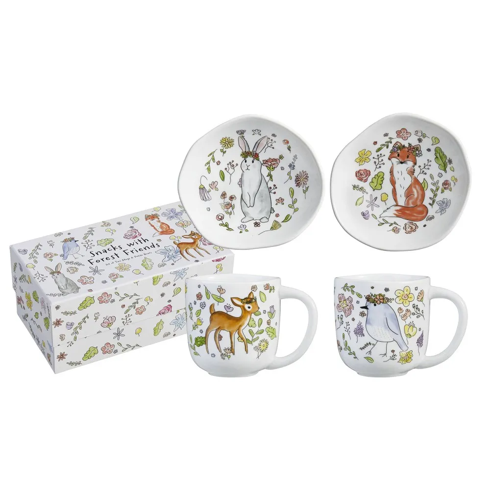 Snack with Forest Friends Dinnerware Set - Rosanna