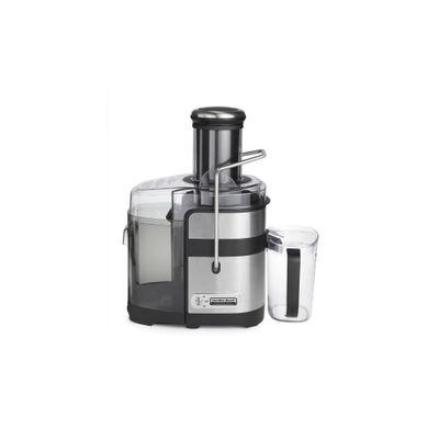 Hamilton Beach Pro XL Juice Extractor 67906: 1100W Juicer Machine, 2 Speeds, Dishwasher-Safe, Metal & Plastic, 16oz Capacity