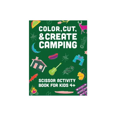 Color, Cut, & Create Camping - Large Print by A & J Books (Paperback)