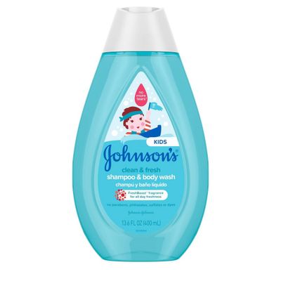 Johnsons Kids Clean & Fresh Shampoo & Body Wash for Sensitive Skin - 13.6 fl oz