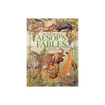 The Classic Treasury of Aesops Fables - (Hardcover)