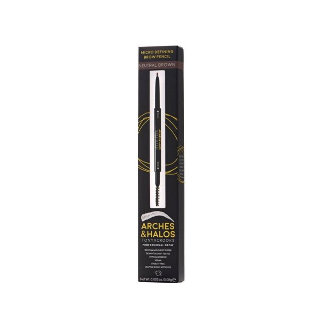 Arches & Halos Micro Defining Brow Pencil - Neutral Brown - 0.003oz