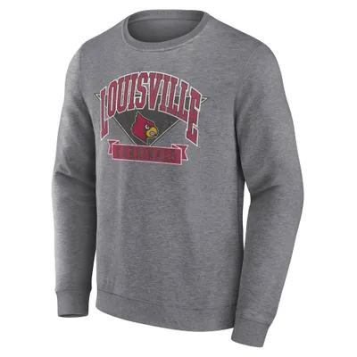 NCAA Louisville Cardinals Women's Crew Neck Fleece Sweatshirt - S