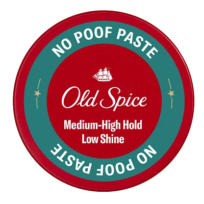 Old Spice No-Poof Hair Styling Paste Medium-High Hold with Low Shine - 2.22oz