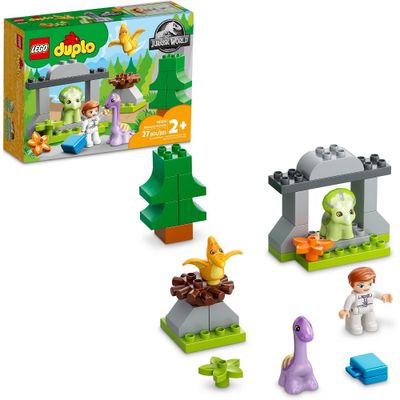 LEGO DUPLO Jurassic World Dinosaur Nursery 10938 Building Toy with 3 Animals